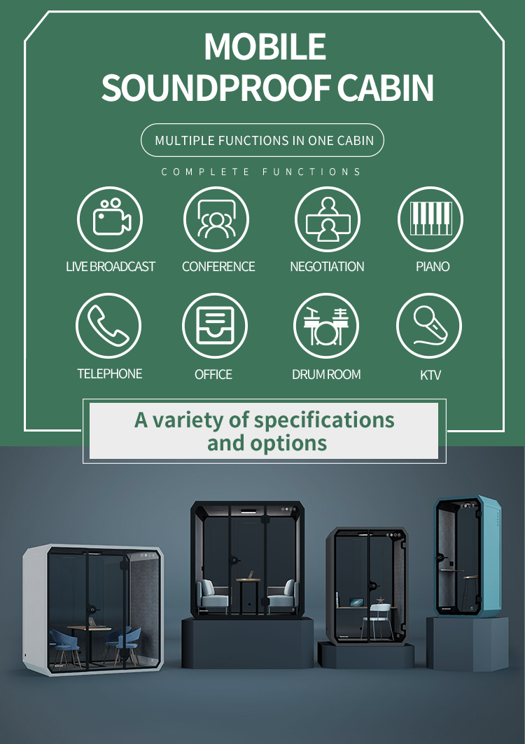Mobile soundproof cabin