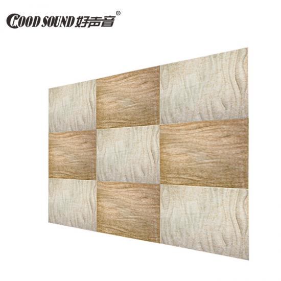 3D Polyester acoustic panel sound absorbing wall panels for office space