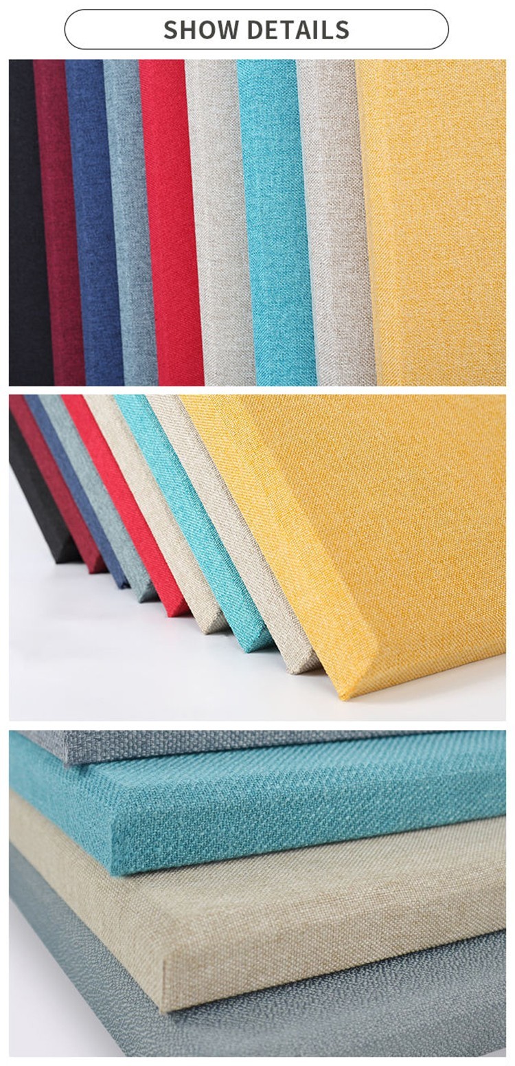 Natural And Colored Fabric Boards For Walls-6