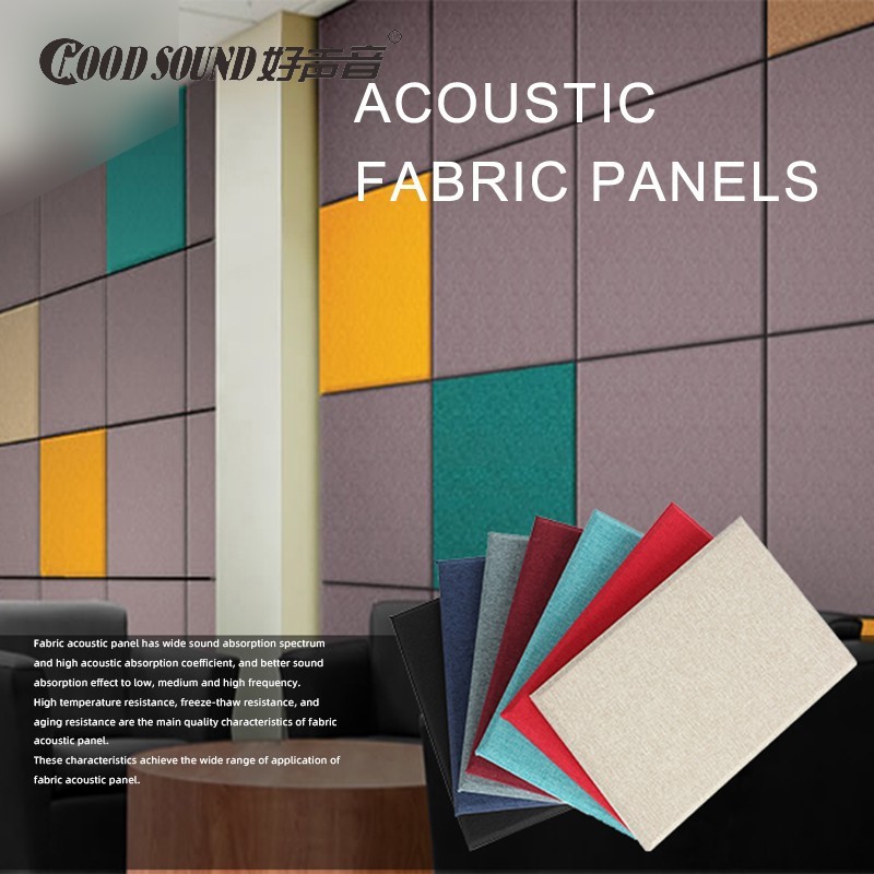 Acoustic Fabric Panels For Reception Room-1