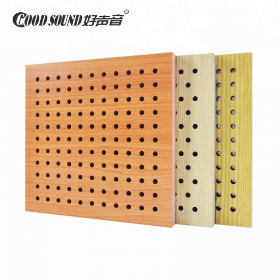Modern Perforated Wood Acoustic Panels