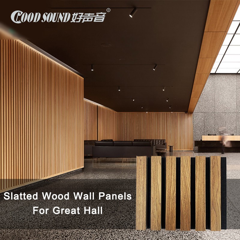 Slatted Wood Wall Panels For Great Hall-1