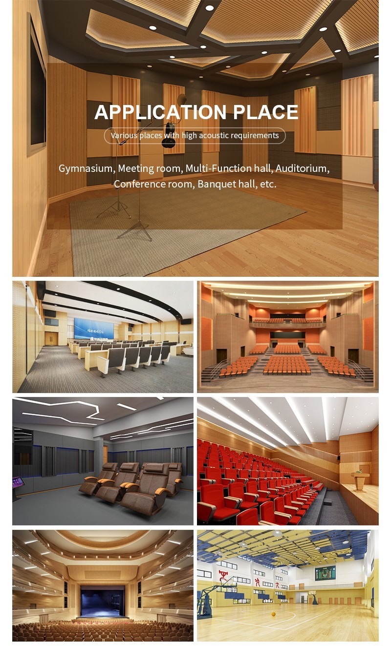 Grooved Acoustic Wood Wall Panels for Auditoriums-0