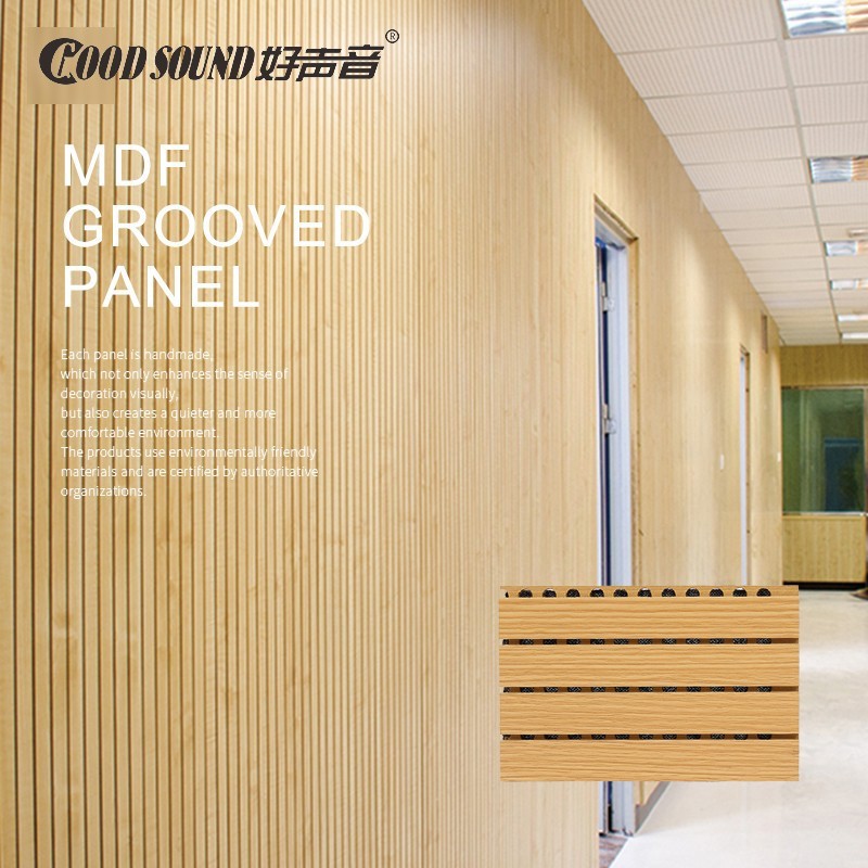 Mdf Grooved Panels For The Corridor-7