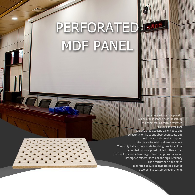Perforated Mdf Panels For Rostrum-6