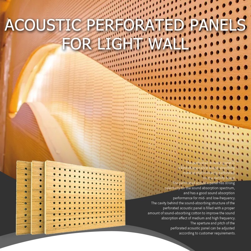 Acoustic Perforated Panels For Light Wall-6