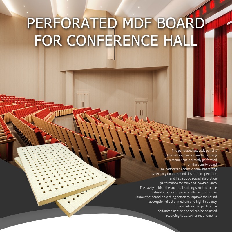 Perforated Mdf Board For Conference Hall-6