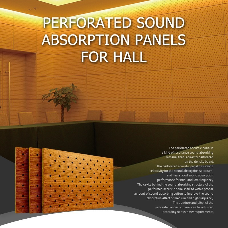 Perforated Sound Absorption Panels For Hall-6