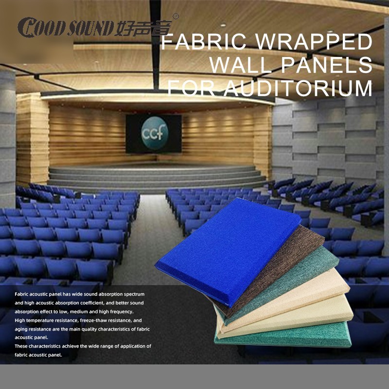 Fabric Wrapped Wall Panels For Auditorium-1