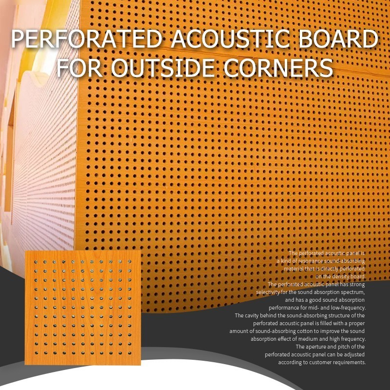 Perforated Acoustic Board For Outside Corners-6