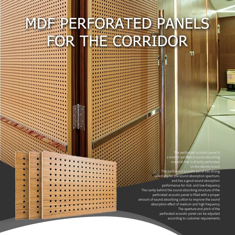 Mdf Perforated Panels For The Corridor-6