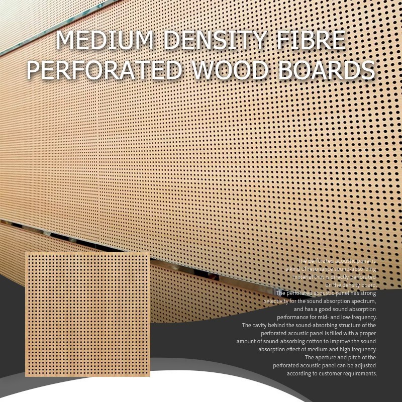 Medium Density Fibre Perforated Wood Boards-6