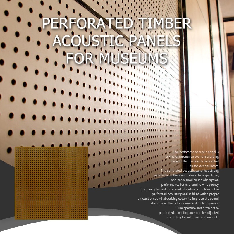 Perforated Timber Acoustic Panels For Museums-6