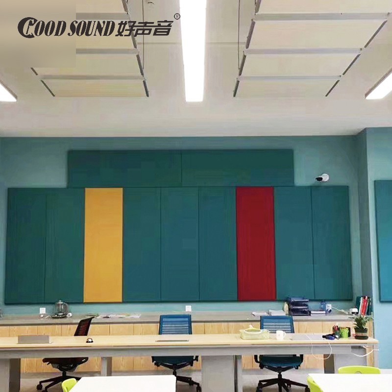 Fabric Wrapped Acoustic Panels For Schoolroom-1