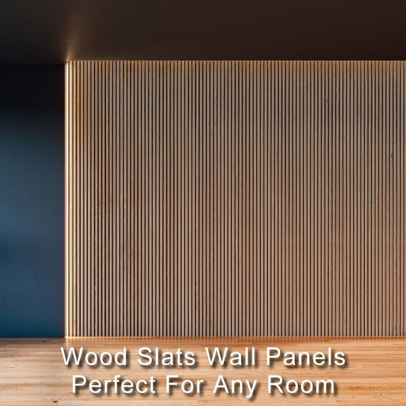 Wood Slats Wall Panels Perfect For Any Room-1