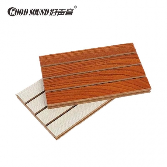 Grooved Timber Panels For Theater