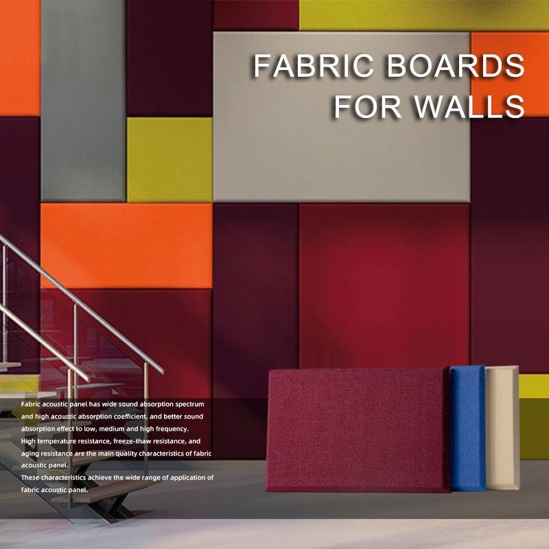Natural And Colored Fabric Boards For Walls-1