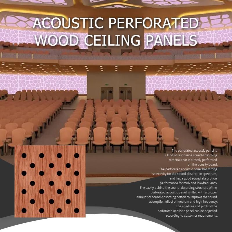 Acoustic Perforated Wood Ceiling Panels-6