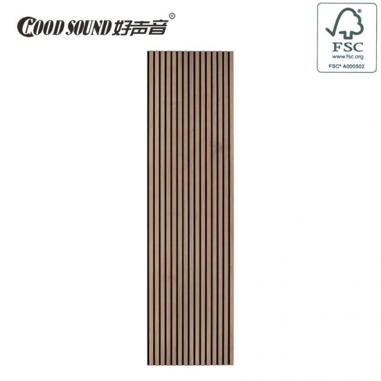 Rustic Walnut Wood Slat Wall Panel