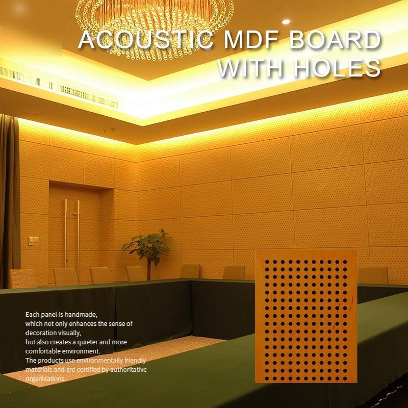 Acoustic Mdf Board With Holes-6