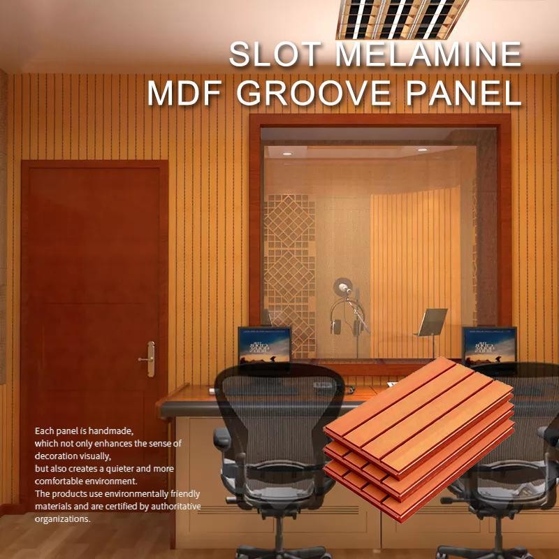Slot Melamine Mdf Groove Panel-7
