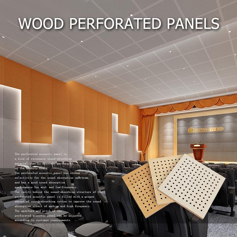 Acoustic Wood Perforated Panels-6