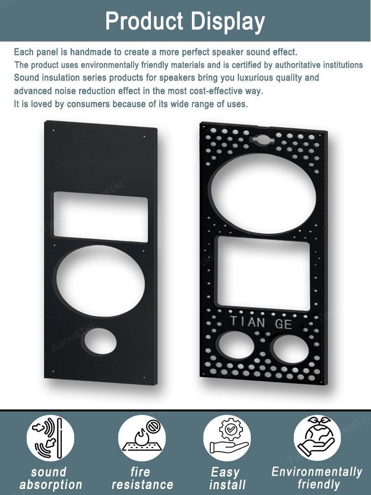 Polyester Fiber Acoustic Panel For Speakers-2