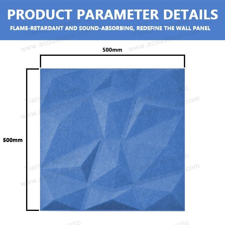 3D Square PET Acoustic Panel-2