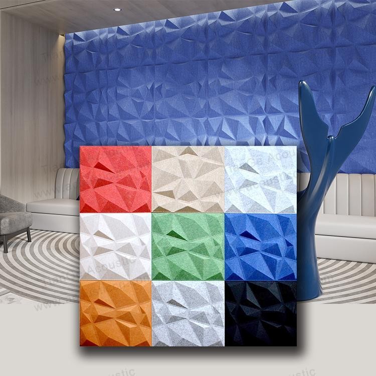 3D Square PET Acoustic Panel-1