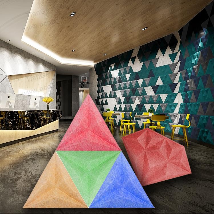 3D Triangle PET Acoustic Panel-1