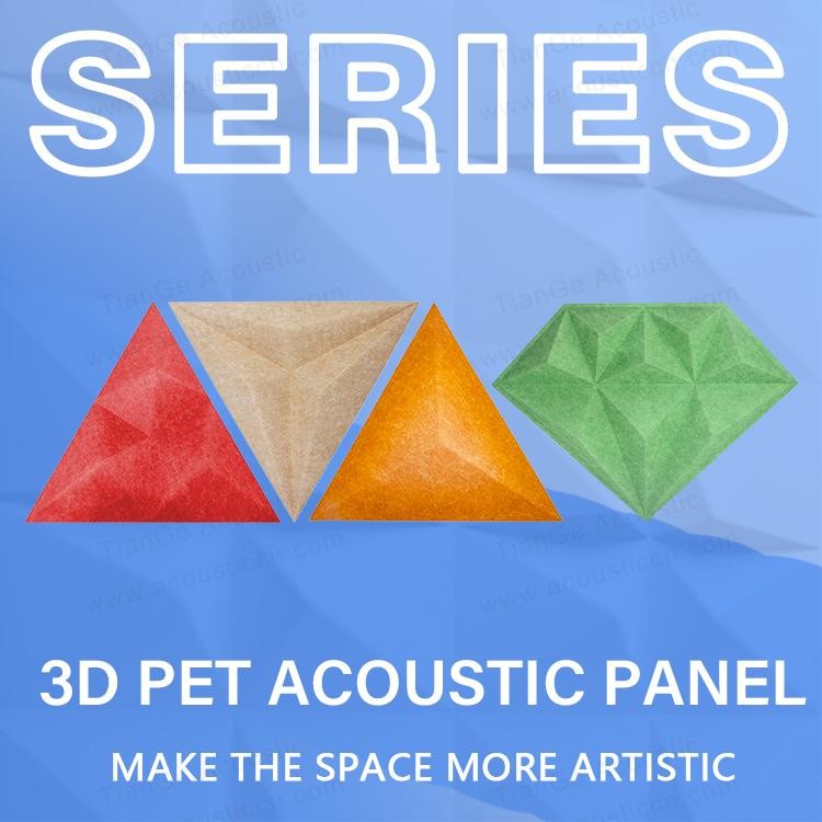 3D Triangle PET Acoustic Panel-5