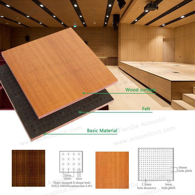 Micro Perforated Wood Acoustic Panel-2