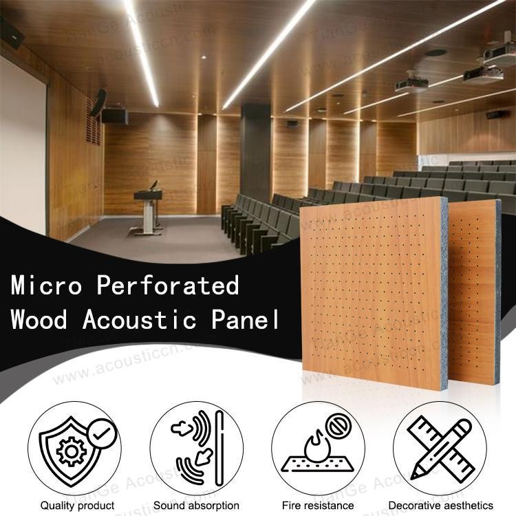 Micro Perforated Wood Acoustic Panel-1