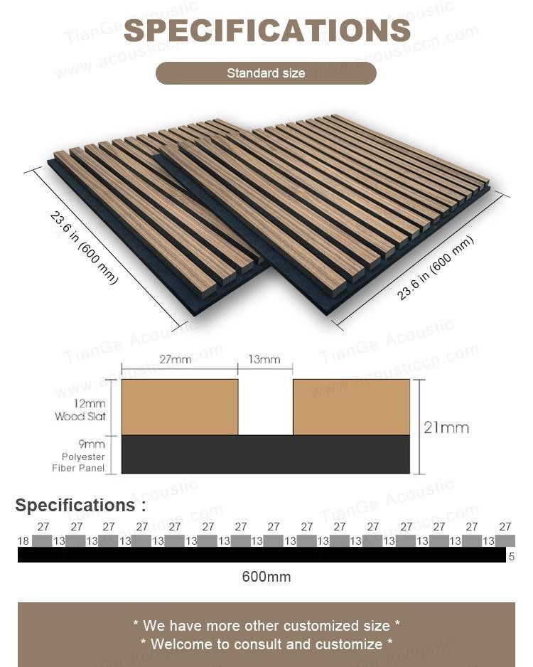 Akupanel 60cm Acoustic Slat Wood Panels-3