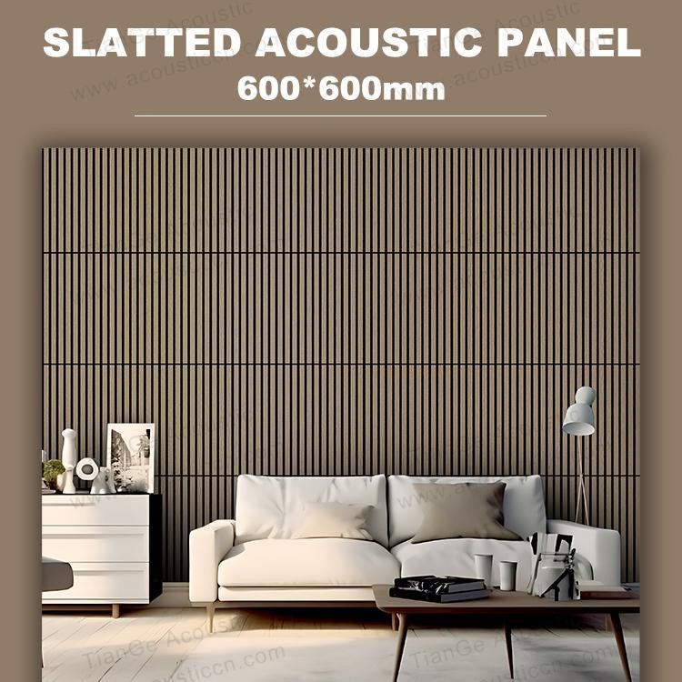 Akupanel 60cm Acoustic Slat Wood Panels-1