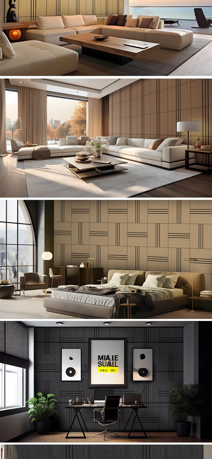 Artistic Lightweight Thermal Insulation Acoustic Panel-7