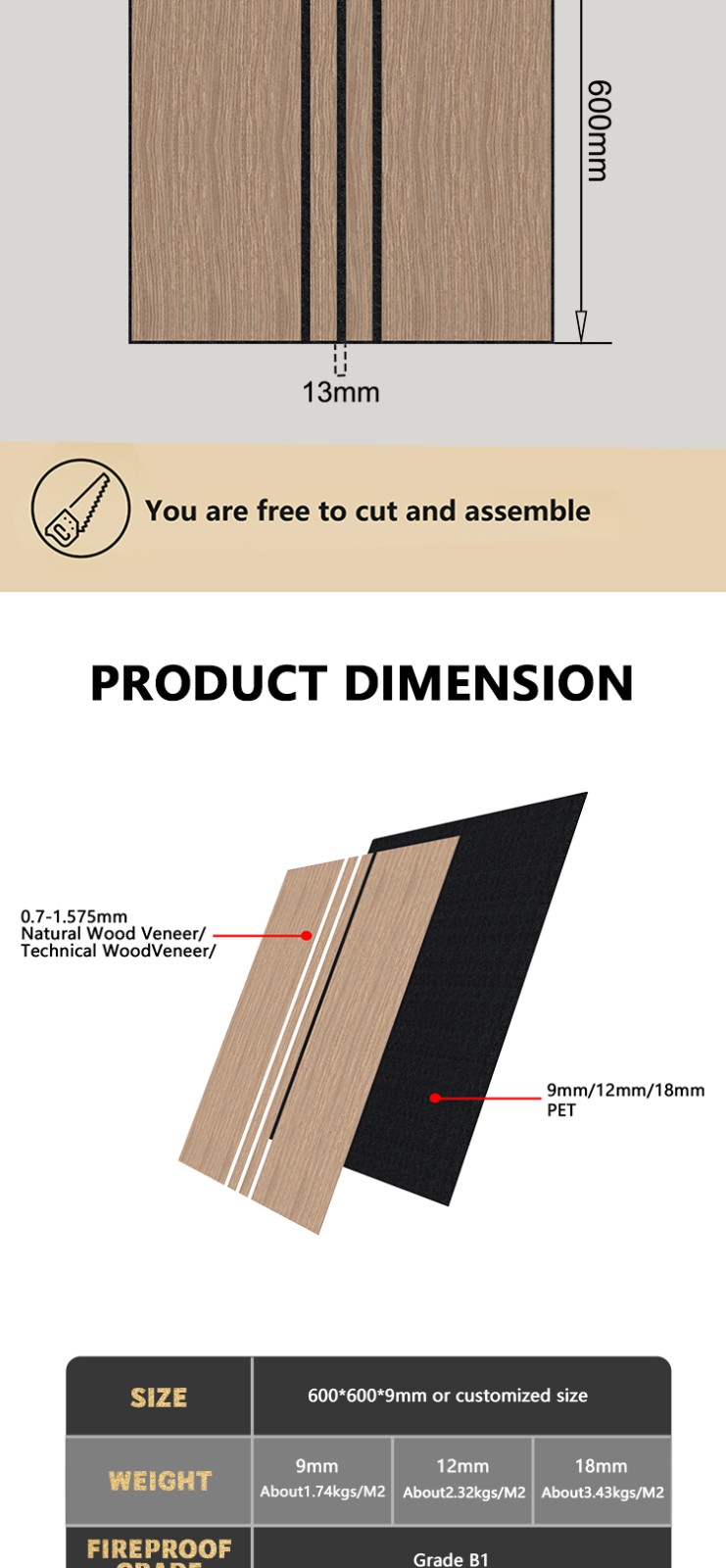 Artistic Lightweight Thermal Insulation Acoustic Panel-7