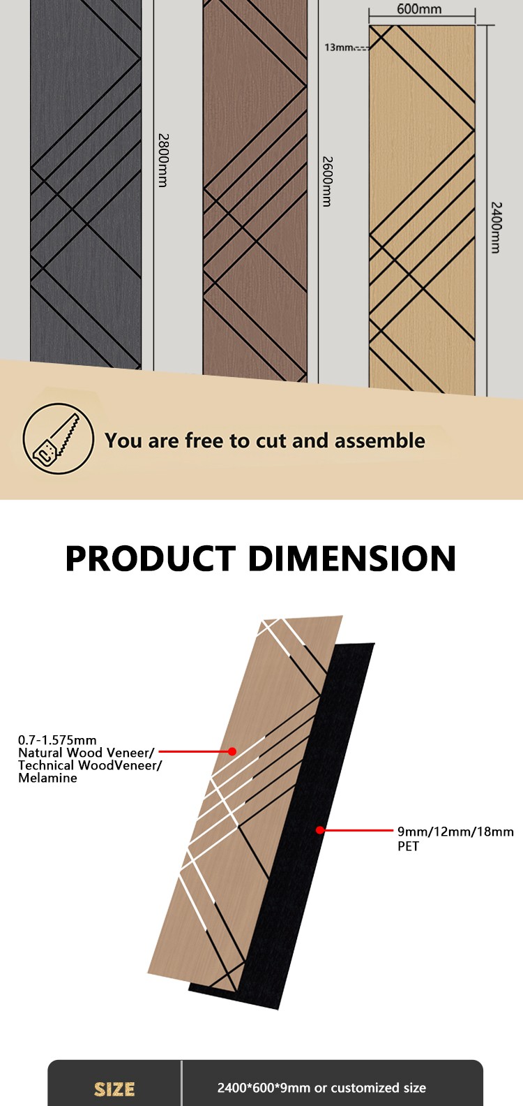 Lightweight Thermal Insulation Art Acoustic Wall Panels-7