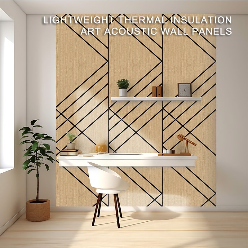 Lightweight Thermal Insulation Art Acoustic Wall Panels-1