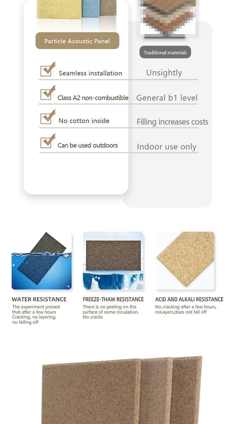 Sandrock Acoustic Panel for Interior Sound Absorption-6