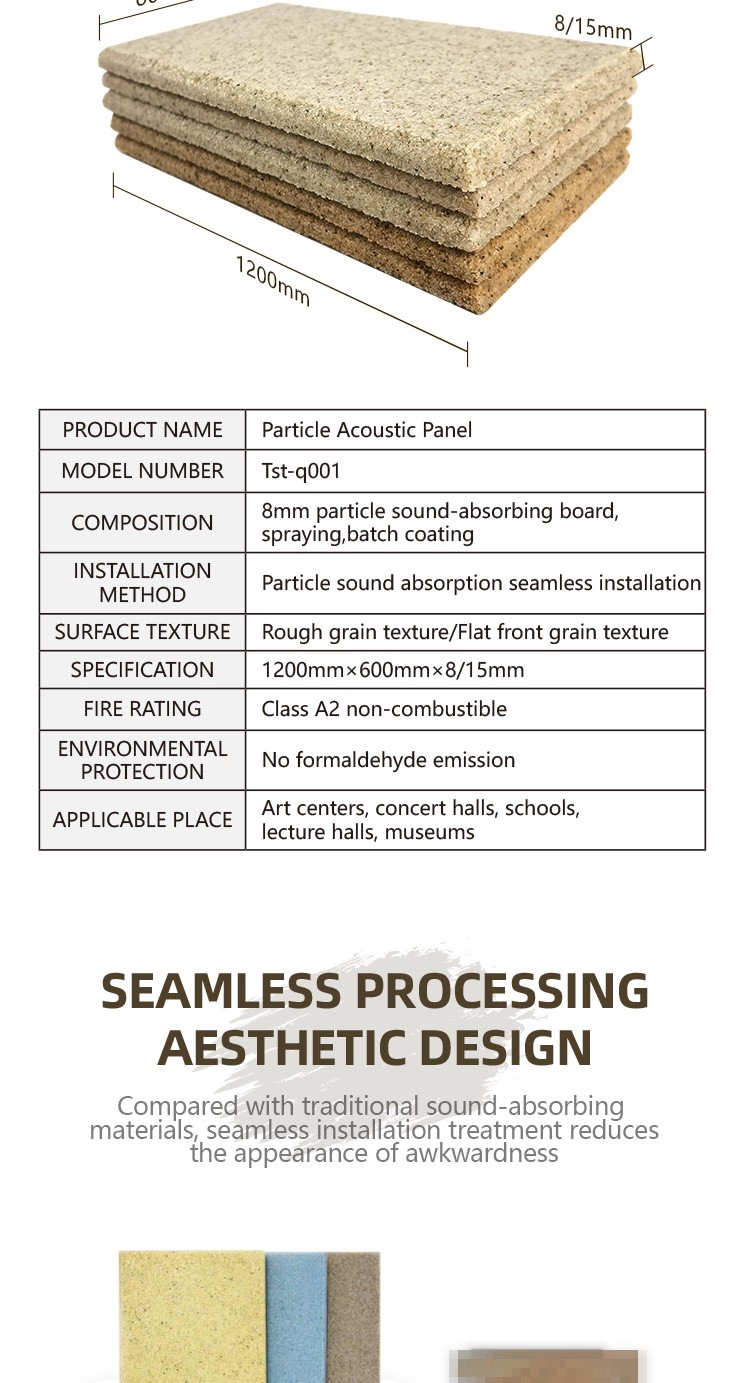 Sandrock Acoustic Panel for Interior Sound Absorption-4
