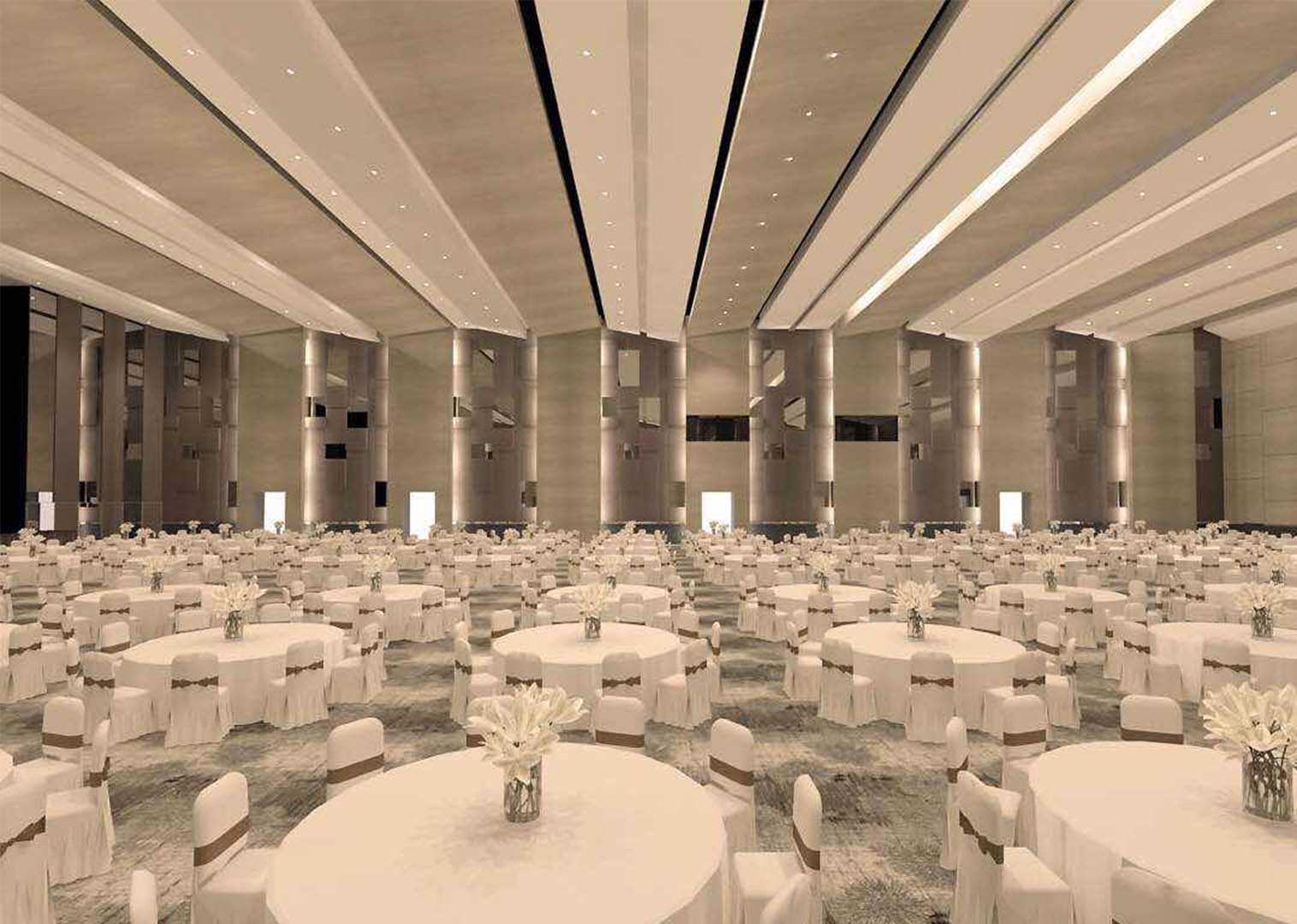 Banquet Hall of Helixuan Five-star Hotel in Malaysia